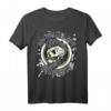ANGEPISST VON ANGEPASST Punk Rock Totenkopf T-Shirt - Anti Ironic Punk Sprüche für Festivals & Punk Fans