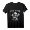 Rock and Roll für immer Skelett Design T-Shirt – Perfektes Geschenk für Rockfans, Musiker und Bandmitglieder
