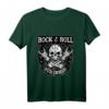 Rock and Roll für immer Skelett Design T-Shirt – Perfektes Geschenk für Rockfans, Musiker und Bandmitglieder