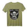 Rock and Roll für immer Skelett Design T-Shirt – Perfektes Geschenk für Rockfans, Musiker und Bandmitglieder