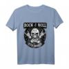 Rock and Roll für immer Skelett Design T-Shirt – Perfektes Geschenk für Rockfans, Musiker und Bandmitglieder