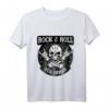 Rock and Roll für immer Skelett Design T-Shirt – Perfektes Geschenk für Rockfans, Musiker und Bandmitglieder