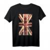 Union Jack T-Shirt UK - Großbritannien Fahne im Punk Rock Stil für Männer, Frauen & Kinder