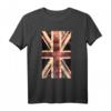 Union Jack T-Shirt UK - Großbritannien Fahne im Punk Rock Stil für Männer, Frauen & Kinder