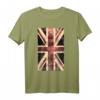 Union Jack T-Shirt UK - Großbritannien Fahne im Punk Rock Stil für Männer, Frauen & Kinder