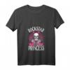 Damen HapKitten Punk Rock n Roll Musikliebhaber T-Shirt mit V-Ausschnitt - Für Rockstar-Prinzessinnen und Musikfans
