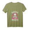Damen HapKitten Punk Rock n Roll Musikliebhaber T-Shirt mit V-Ausschnitt - Für Rockstar-Prinzessinnen und Musikfans