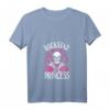 Damen HapKitten Punk Rock n Roll Musikliebhaber T-Shirt mit V-Ausschnitt - Für Rockstar-Prinzessinnen und Musikfans