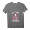 Damen HapKitten Punk Rock n Roll Musikliebhaber T-Shirt mit V-Ausschnitt - Für Rockstar-Prinzessinnen und Musikfans
