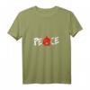 Damen Peace Punk Anarchie T-Shirt mit A-Zeichen Symbol in Rot – Rebellisches Statement für Punk und Anarcho Fans