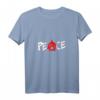 Damen Peace Punk Anarchie T-Shirt mit A-Zeichen Symbol in Rot – Rebellisches Statement für Punk und Anarcho Fans