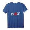 Damen Peace Punk Anarchie T-Shirt mit A-Zeichen Symbol in Rot – Rebellisches Statement für Punk und Anarcho Fans