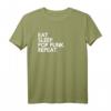Eat Sleep pop punk Repeat - Lustiges Musik T-Shirt für Pop Punk Fans, Geschenkidee, klassisch geschnitten