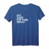Eat Sleep pop punk Repeat - Lustiges Musik T-Shirt für Pop Punk Fans, Geschenkidee, klassisch geschnitten