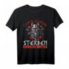 Lieber stehend sterben als kniend leben T-Shirt – Rebellisches Deutschrock Design für Rocker, Biker & Punks, perfektes Geschenk zu Weihnachten & Geburtstag