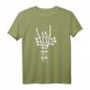 Skeleton Hand Rock Guitar Punk Bass T-Shirt – Cooles Geschenk für Gitarristen und Bassisten, Perfekt für Rock- und Punkfans