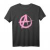 Anarchie Symbol Punk Rock T-Shirt im Graffiti Look – Rebellisches Geschenk für Punk & Anarchisten