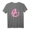 Anarchie Symbol Punk Rock T-Shirt im Graffiti Look – Rebellisches Geschenk für Punk & Anarchisten