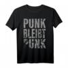 Punk T-Shirt für Fans von Grunge & Rock - Klassisch geschnitten, doppelt genähter Saum, ideal für Musikliebhaber
