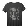 Punk T-Shirt für Fans von Grunge & Rock - Klassisch geschnitten, doppelt genähter Saum, ideal für Musikliebhaber