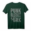 Punk T-Shirt für Fans von Grunge & Rock - Klassisch geschnitten, doppelt genähter Saum, ideal für Musikliebhaber