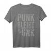 Punk T-Shirt für Fans von Grunge & Rock - Klassisch geschnitten, doppelt genähter Saum, ideal für Musikliebhaber