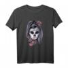 Totenkopf Punk Rock Day of the Dead T-Shirt Skull Schädel – Perfekt für Partys, Geburtstage & Weihnachten