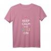 Funny Quilter Shirt - Keep Calm And Quilt On Muttertagsgeschenk für Quilterinnen, Mütter, Großmütter und Nählehrerinnen