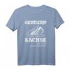 Gendern ist wenn der Sachse mit dem Boot umkippt T-Shirt – Lustiges sächsisches Sprüche Design für Sachsen und Ostdeutschland Fans