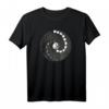 Wunderschönes Ying Yang Zen-Steine Sandkunst T-Shirt – Spirituelles Yoga- und Meditationsoutfit, Perfekt als Geschenk für Harmonie und Balance