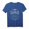 Spirituelles Libellen Mondphasen Mandala T-Shirt – Magisches Symbol für Meditation, Yoga, Schamanen & Hexen, perfektes Geschenk für spirituelle Menschen