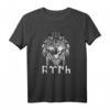 Wolf Tengri Spirituelles T-Shirt mit alten Inschriften – Kulturelle, mystische und schützende Symbole für Spirituelle und Ethnische Begeisterte