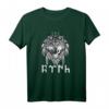 Wolf Tengri Spirituelles T-Shirt mit alten Inschriften – Kulturelle, mystische und schützende Symbole für Spirituelle und Ethnische Begeisterte