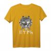 Wolf Tengri Spirituelles T-Shirt mit alten Inschriften – Kulturelle, mystische und schützende Symbole für Spirituelle und Ethnische Begeisterte