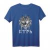 Wolf Tengri Spirituelles T-Shirt mit alten Inschriften – Kulturelle, mystische und schützende Symbole für Spirituelle und Ethnische Begeisterte