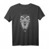 Eule Mandala & Yoga Meditation T-Shirt – Spirituelles Design für Entspannung, Achtsamkeit und schamanische Inspiration