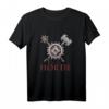 For the Horde Fantasy Schwert, Mace & Schild T-Shirt – Ideales Geschenk für Gamer, Orc- und Horde-Fans im Kampf-Design