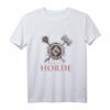 For the Horde Fantasy Schwert, Mace & Schild T-Shirt – Ideales Geschenk für Gamer, Orc- und Horde-Fans im Kampf-Design