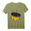 Geschenkidee für Schlagzeuger - Schlagzeug T-Shirt für Drummer, Musiker & Musikliebhaber zum Geburtstag, Weihnachten & Ostern