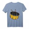 Geschenkidee für Schlagzeuger - Schlagzeug T-Shirt für Drummer, Musiker & Musikliebhaber zum Geburtstag, Weihnachten & Ostern