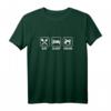 Eat Sleep Drum Lustiges Schlagzeuger T-Shirt für Musiker, Drummer & Musiklehrer – Retro-Design für Band & Percussion Fans