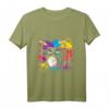 Buntes Schlagzeug Percussion Geschenk - T-Shirt für Schlagzeuger, Drummer & Musikliebhaber als Geburtstags- oder Weihnachtsgeschenk