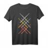 Drummer Vintage Retro Drumsticks T-Shirt – Perfektes Geschenk für Musiker, Schlagzeuger & 70er Jahre Rock & Jazz Fans