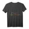 Geschenk für Schlagzeugspieler EKG Herzschlag Schlagzeug T-Shirt – Perfektes Musikergeschenk für Drummer, Musiker und Musikliebhaber zu Weihnachten, Ostern oder Geburtstag