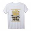 Schlagzeug Drumsticks mit Teufelsgruß – Retro Drum T-Shirt im Vintage Grunge Stil für Drummer, Bandmitglieder & Musikfans