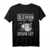 Herren Drummer Schlagzeug Vintage T-Shirt – Lustiges Geschenk für Schlagzeuger & Musiker, Ideal für Geburtstage & Weihnachten