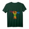 Bunte Schlagzeuger Faust Drumsticks T-Shirt – Das perfekte Geschenk für Drummer, Musiker & Musikliebhaber zu Geburtstag & Weihnachten