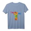 Bunte Schlagzeuger Faust Drumsticks T-Shirt – Das perfekte Geschenk für Drummer, Musiker & Musikliebhaber zu Geburtstag & Weihnachten