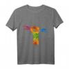 Bunte Schlagzeuger Faust Drumsticks T-Shirt – Das perfekte Geschenk für Drummer, Musiker & Musikliebhaber zu Geburtstag & Weihnachten