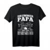 Herren Drummer Papa Viel Cooler Schlagzeuger Vater T-Shirt - Lustiges Familienmotiv für Musikliebhaber und Schlagzeuger Väter